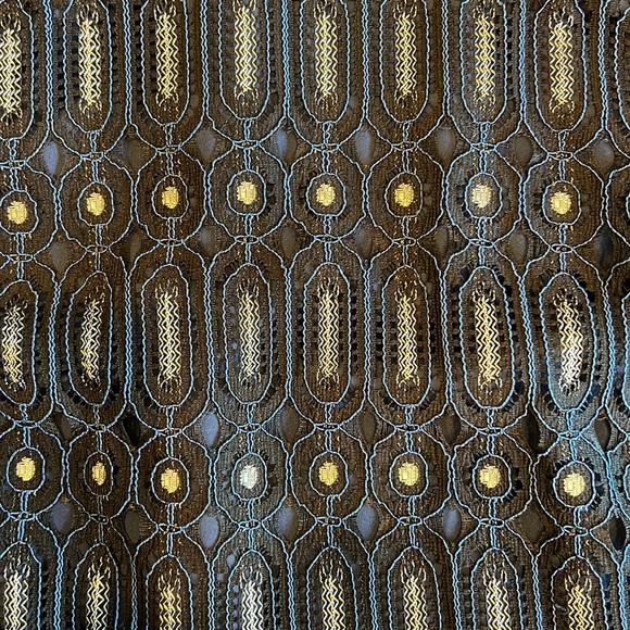 LOFT Metallic Geometric Shift Dress - Picture 6 of 8